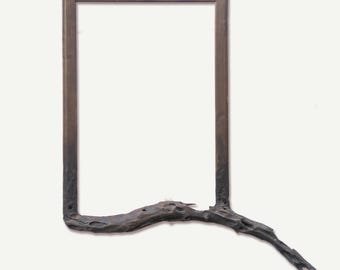 Forest Aperture – Large Sculptural Driftwood Frame 20x32 | Organic Wood Art | Statement Wall Piece