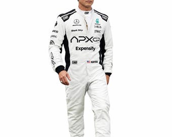 Custom Brad Pitt APX Suit | F1 Movie Inspired Go-Kart Costume (Personalized)