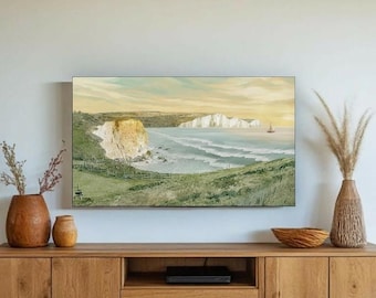 Funda protectora colgante para TV / Protector de tela texturizada para televisores LCD y LED (de 24 a 75 pulgadas)