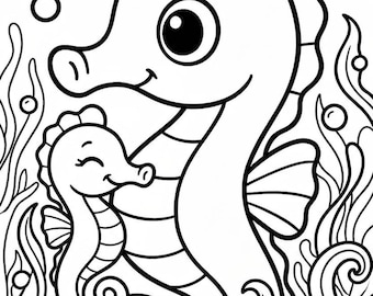 Malbuch mit Bauernhoftieren: 10 druckbare Ausmalbilder für Kinder (A4, PDF, sofortiger Download)