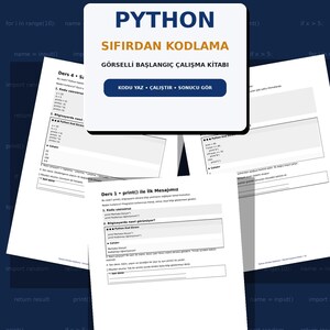 Python-Programmierübungsbuch für Anfänger | Python Schritt für Schritt lernen | Druckbares PDF | Programmierübungsbuch Bild 2