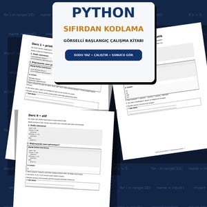 Cahier d'exercices de programmation Python pour débutants | Apprendre Python étape par étape | PDF de programmation à imprimer | Manuel de programmation