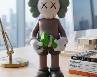 KAWS Inspiriertes Geld-Kunst-Spielzeug, Begleitfigur im Bearbrick-Stil - Hypebeast-Sammlerdekor