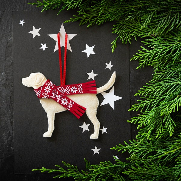 Personalised Labrador Dog Christmas Decoration, tree decoration,decoration,