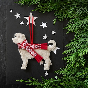 Personalised Cockapoo Decoration,Dog Christmas Decoration, tree decoration