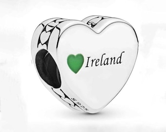 Pandora Ireland Love Heart Charm