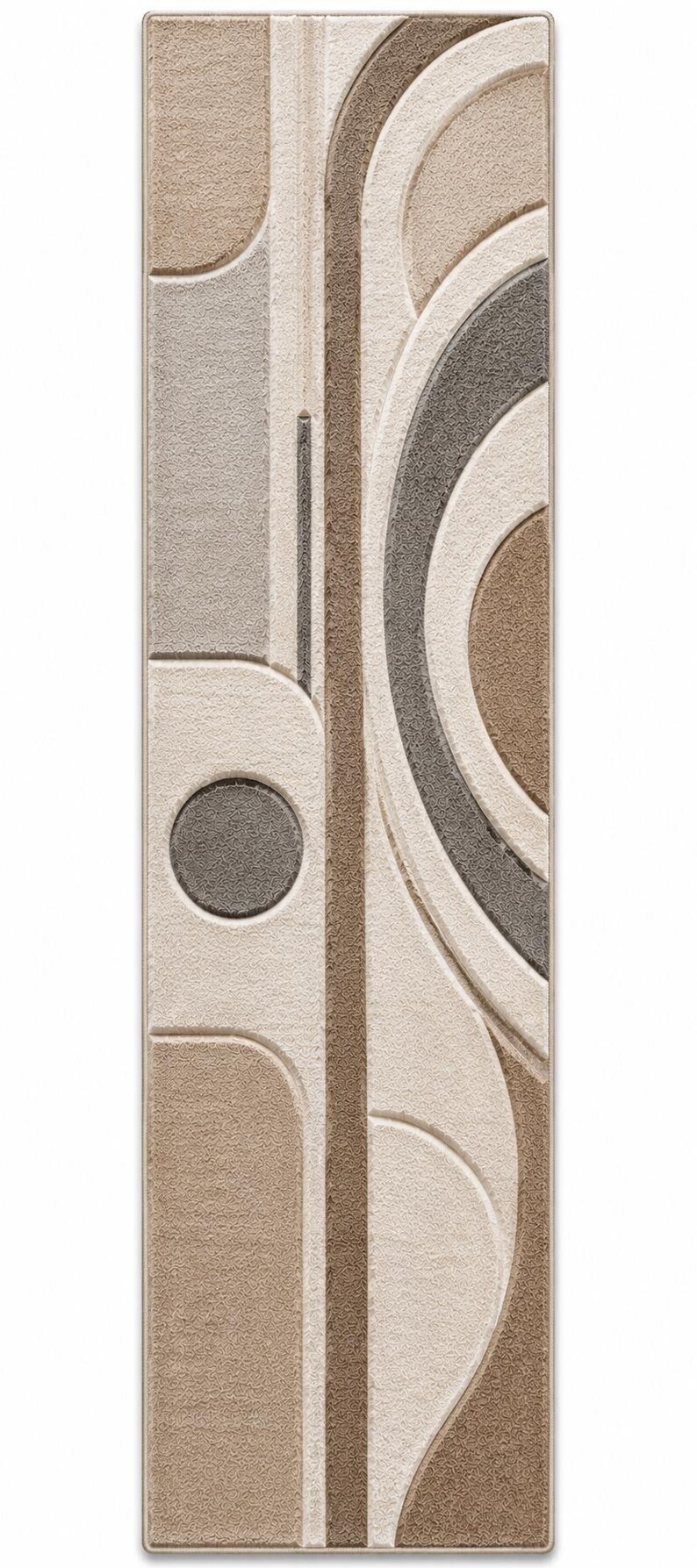 Hand Tufted Wool Rug, Modern Abstract Geometric Design, Living Room ...