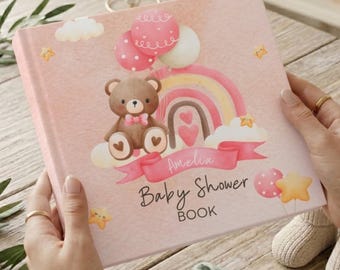 Baby shower custom book