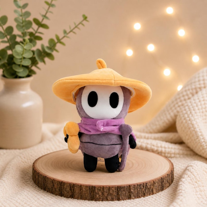 Hollow Knight Plyschset – Knight & Boss Plyschdjur, Silksong-inspirerade gosedjur, Indie-spelsamlarobjekt, Söt spelpresent, Plyschleksak Sherma