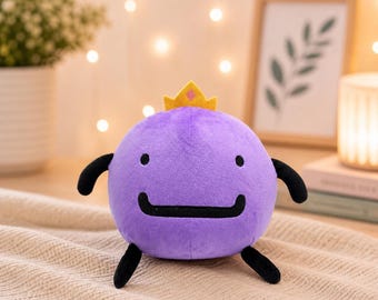 Pelúcia Wemmbu Roxa – Pelúcia fofa de anime, boneca de pelúcia macia, presente colecionável kawaii para fãs, decoração de quarto.