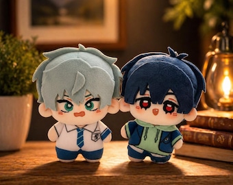 Pelúcias Alien Stage – Miniaturas de Pelúcia Ivan & Till | Presente Fofo e Kawaii de Pelúcia Anime | Boneco de Cosplay Macio - Edição de Colecionador