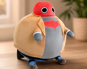 Pelúcia inspirada no Capuz Vermelho, 20 cm – Jason Todd gordinho de pelúcia, boneco de super-herói da DC Comics, presente fofo e macio para fãs.