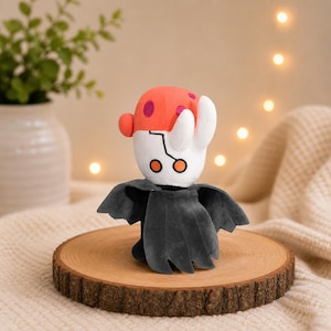 Hollow Knight Plyschset – Knight & Boss Plyschdjur, Silksong-inspirerade gosedjur, Indie-spelsamlarobjekt, Söt spelpresent, Plyschleksak Broken Vessel