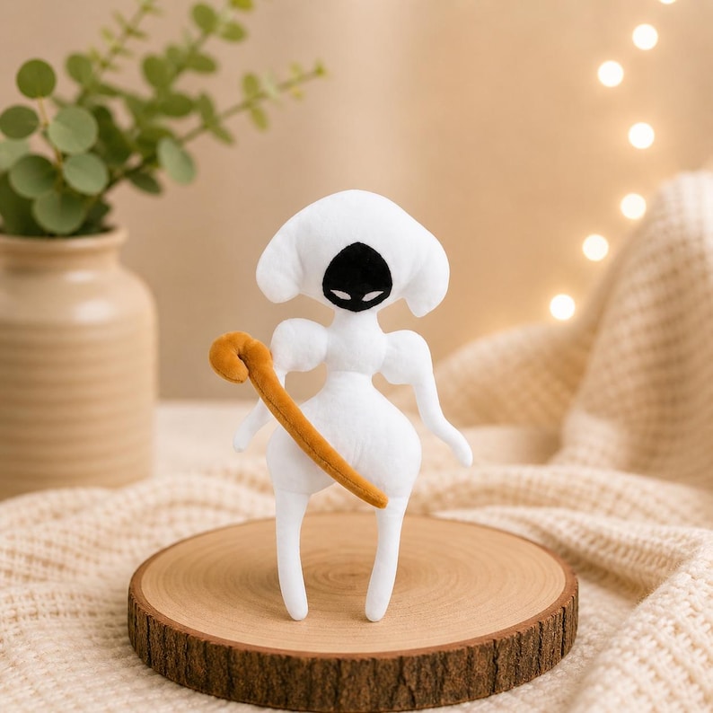 Hollow Knight Plyschset – Knight & Boss Plyschdjur, Silksong-inspirerade gosedjur, Indie-spelsamlarobjekt, Söt spelpresent, Plyschleksak Lace