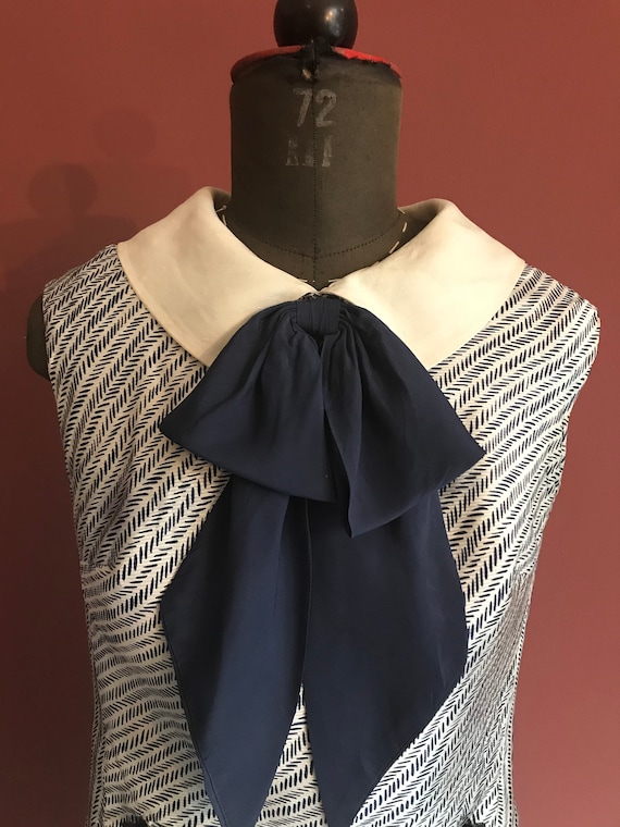 60s Mod, Silk Ensemble (Skirt & Top)