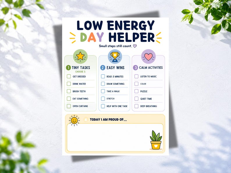 ADHD Summer Structure System for Kids | Visual Routine Bundle (digital ...