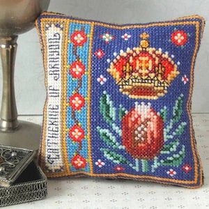 Catherine of Aragon Counted Cross Stitch Kit, Sheena Rogers Designs image 1