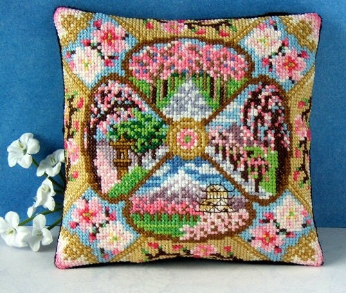 Luca-S Pillow PB203L Counted Cross-Stitch Kit