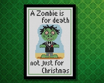 Zombie Cross Stitch PDF Chart Pack
