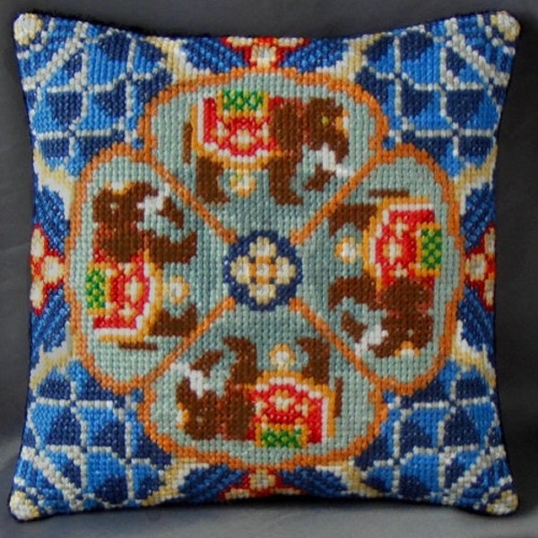 Pine Cone Counted Cross Stitch Mini Cushion Kit, Sheena Rogers Designs