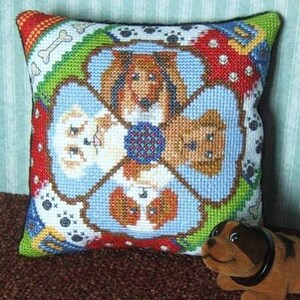 Hampton Court Palace Mini Cushion Cross Stitch Kit Sheena Rogers Designs