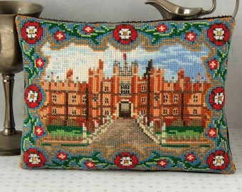 Hampton Court Palace Counted Cross Stitch Mini Cushion Kit, Sheena Rogers Designs