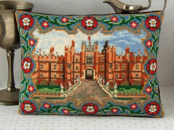 Hampton Court Palace Counted Cross Stitch Mini Cushion Kit, Sheena Rogers Designs