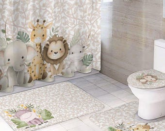 Kleinkind Jungen Zimmer Zoo Tier Duschvorhang Kinder Strandtuch für Urlaub Kleinkind Strandtuch für Berry 1. Geburtstag Jungen Geschenke für 1 Jahr alt