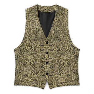 Ropa alternativa victoriana verde para novio, ropa Whimsigoth, chaleco de boda para el novio, invitado, chaleco para el padre de la novia, inspirado en Peaky Blinders. imagen 6