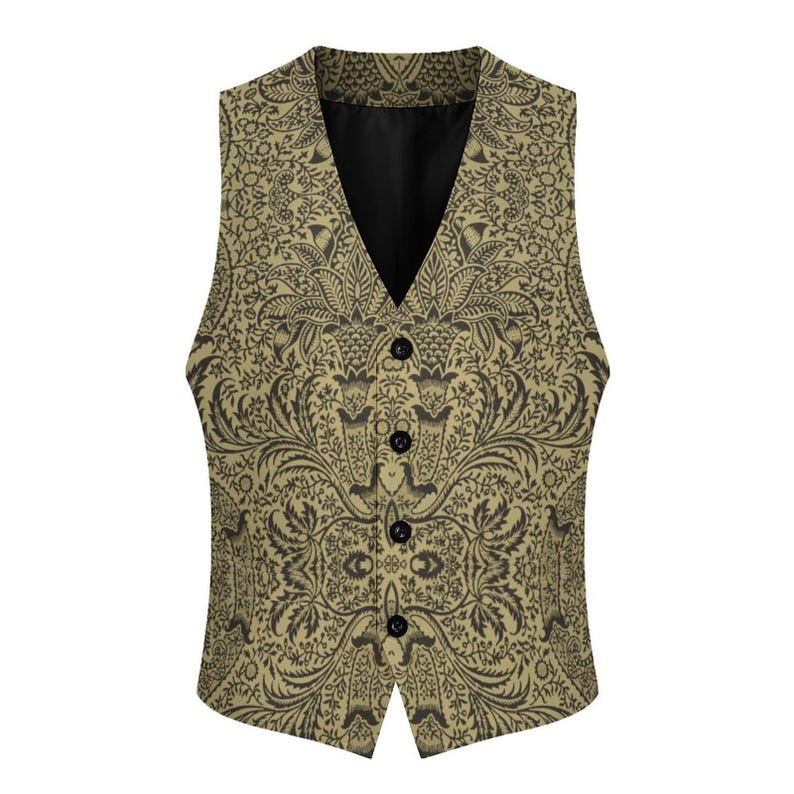 Ropa alternativa victoriana verde para novio, ropa Whimsigoth, chaleco de boda para el novio, invitado, chaleco para el padre de la novia, inspirado en Peaky Blinders. Verde