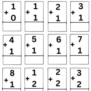 Addition Subtraction Worksheets: Numbers 1-10 (Printable)