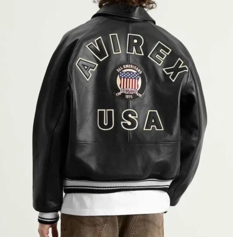 Vintage avirex leather jackets - Etsy 日本