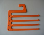 Vintage 1960's Orange Plastic Trousers Hanger