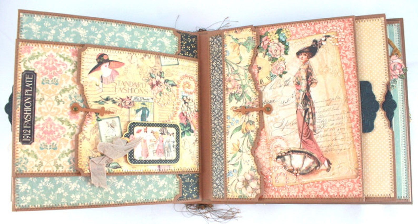 8x8 A Ladies Diary Scrapbook MiniAlbum PDF Etsy