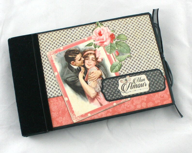 8 1/2 X 11 Mon Amour Scrapbook Album PDF and Video Etsy