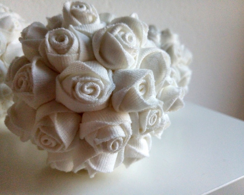 Glass Bowl Fillers Decorative Balls White Set of 4 Pieces Etsy