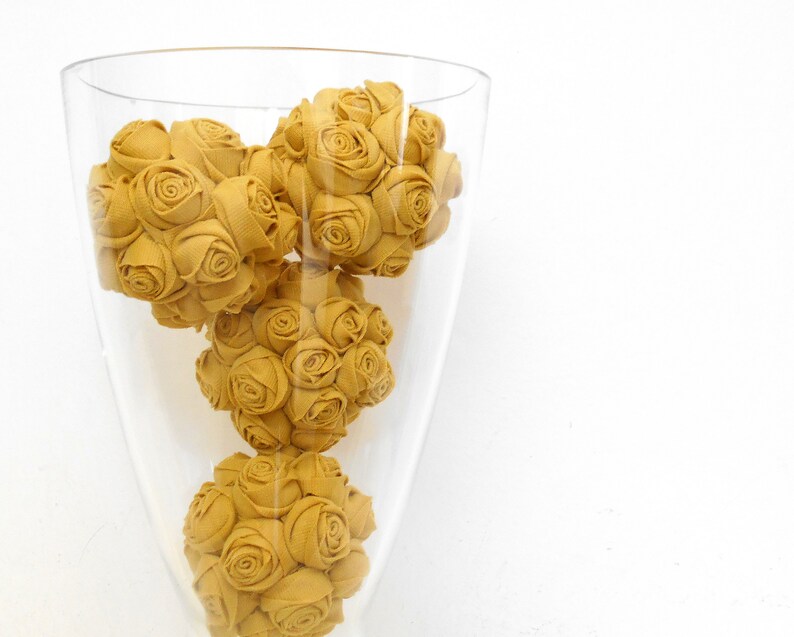 Glass bowl fillers Set of 3 decorative balls with roses Etsy