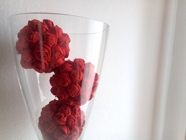 Glass Bowl Fillers Decorative Balls White Set of 4 Pieces Etsy UK