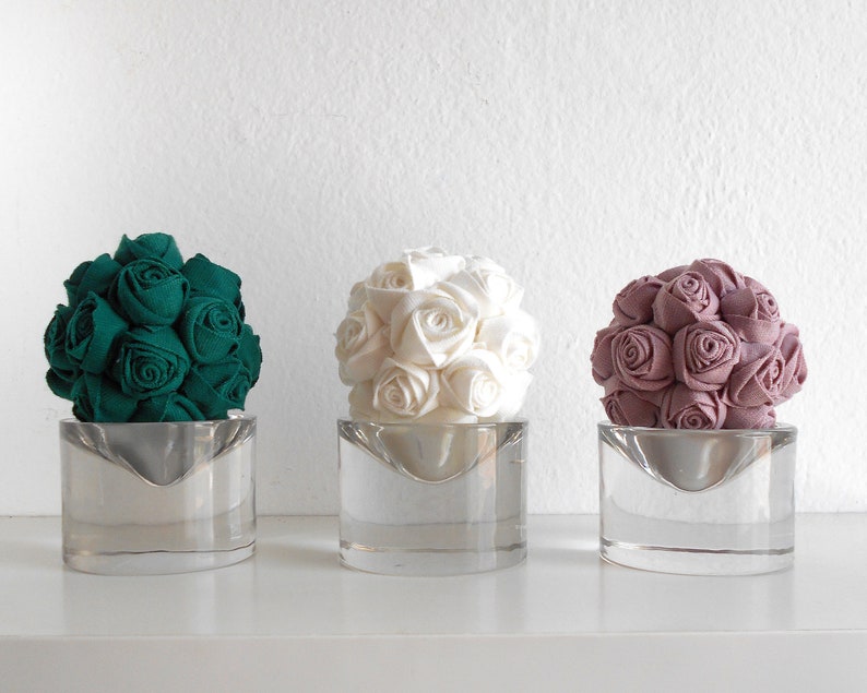 Glass Bowl Fillers Decorative Spheres Set of 3 Pieces Orbs Etsy