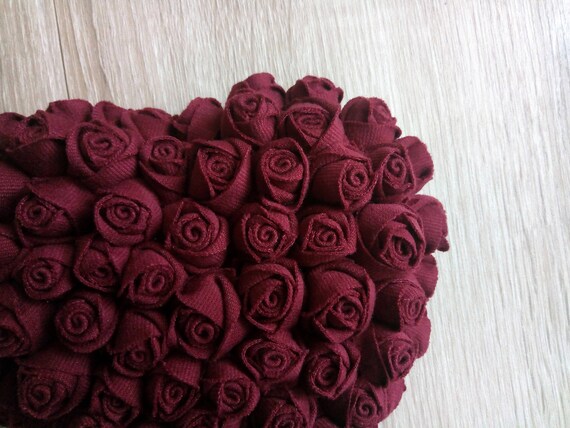 Shabby Chic Amore Roses Rose Medium Coeur 8 cm 