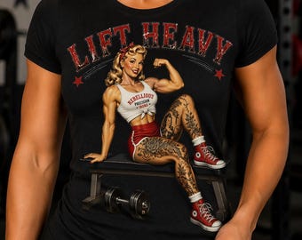 Pinup workout shirt
