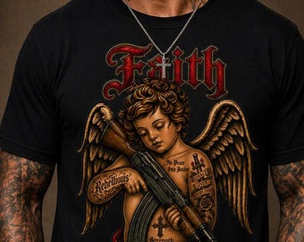 Rebellious Angel shirt. S-3xl