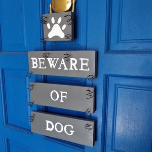 Beware of Dog, Beware of Dogs, Beware of Dog Poop Sign, Yard Art, Dog Sign, Beware of Dog Sign,  Pet Sign, Wood Dog Sign, Painted Dog Sign