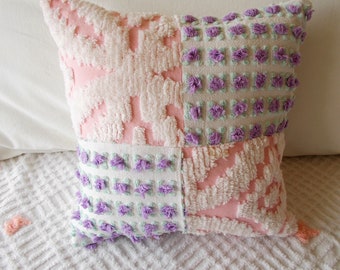 Decorative Pillow, Chenille Pilow, Bed Pillow, Accent Pillow, Cotton Pillow, Nursery Pillow, Farmhouse Pillow, Shabby chic pillow