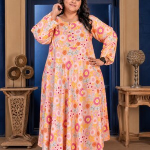 long indian dress designs for fat ladies 9 Plus size ideas