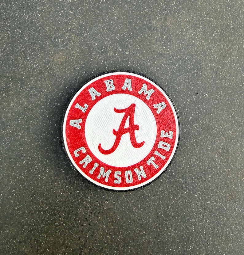 Alabama Logo. 3MF. 3D Print File. Customizable Colors. Keychain - Etsy