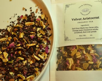 Samt Aristokrat. Gourmet Loseblatt-Schwarztee-Mischung . 100% Bio