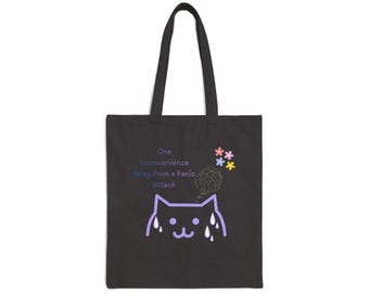 Torba typu tote z kotem Panic Attack