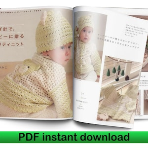 Crochet knitting for babies Crochet patterns book eBook crochet book PDF crochet pattern, PDF pattern Crochet baby pattern
