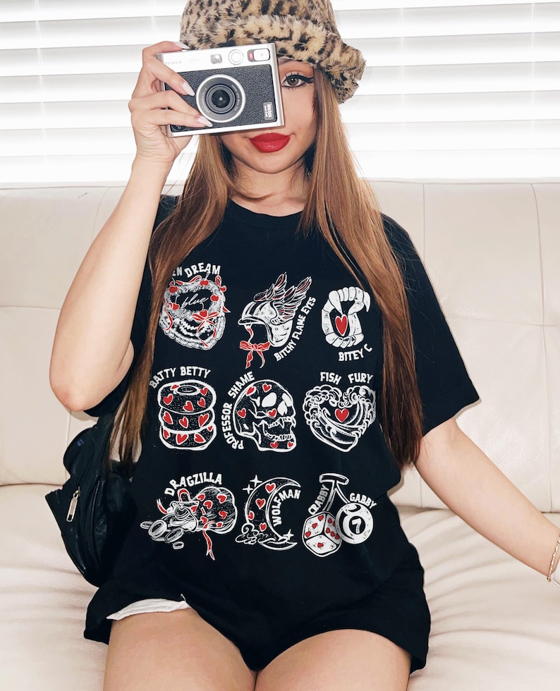 Zodiac Academy Character Nickname Shirt LICENSED Zodiac Academy Merch Darius Acrux T-Shirt Geraldine Grus Vega Twins Lance Orion Moon Friend Black